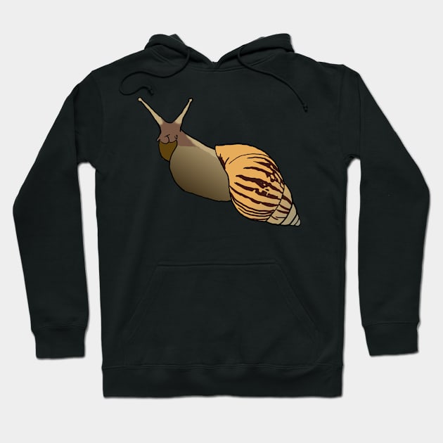 Garden Snail Hoodie by pomoyo